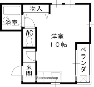 エレメンツアクア【1階】の間取り