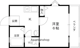 アウレリア甲子園【1階】の間取り