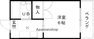 ジョイ甲子園【1階】の間取り