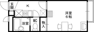 レオパレスウィル鳴尾【1階】の間取り