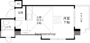 パラツィーナ夙川東【7階】の間取り