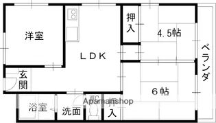 兵庫県西宮市相生町【マンション】の間取り