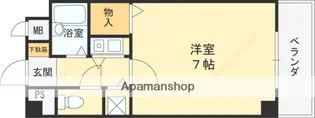 エスリード上甲子園【3階】の間取り