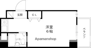 メゾンモナムール【3階】の間取り