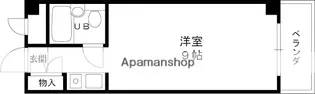 宮之阪マンション【4階】の間取り