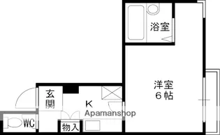 ルミエール稲野【4階】の間取り