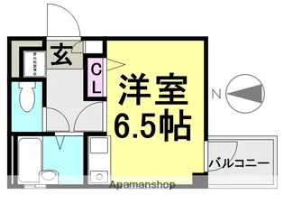 RAFA道意町【204号室】の間取り