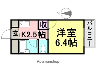 グレイスマンション4番館【302号室】の間取り