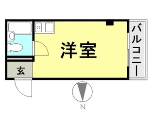 AIROSE立花【3階】の間取り