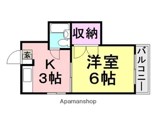 サンベールハイム【203号室】の間取り