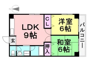 フジマンション【102号室】の間取り