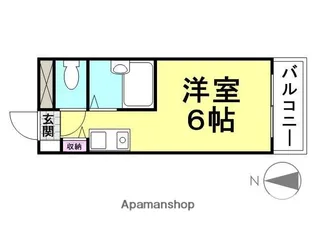 エメラルド尾浜南【301号室】の間取り