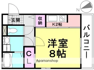 サニーコート(杭瀬)【3階】の間取り