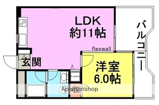 コナビレッジ【645号室】の間取り