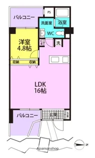 コナビレッジ【415号室】の間取り