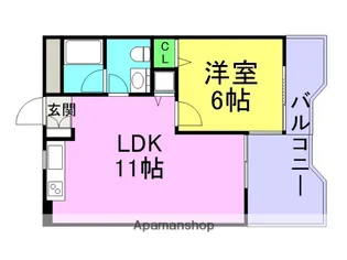 コナビレッジ【6階】の間取り