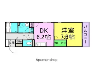 エルポート甲子園口【1階】の間取り