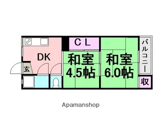 大栄マンション【107号室】の間取り