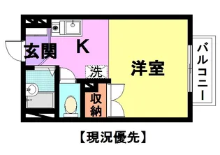 奥ハイツ2【202号室】の間取り