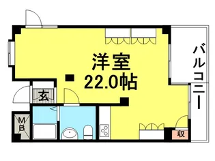 武庫之荘フレックス3【101号室】の間取り