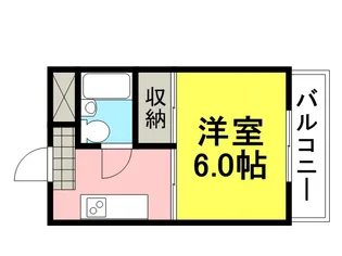 サンスーシーハウス【301号室】の間取り