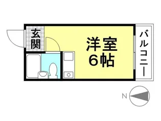 ダイドーメゾン塚口【303号室】の間取り