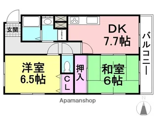 エスペランサ園田【3階】の間取り