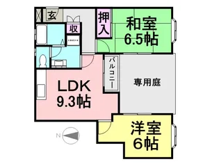 アンバサダー【103号室】の間取り
