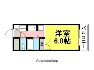 ソレイユ南武庫之荘【307号室】の間取り