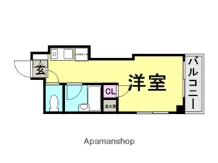 ソレイユ水堂【320号室】の間取り