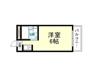 ハイステージ武庫之荘【4階】の間取り