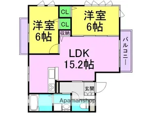 PONYO REGALO【2階】の間取り