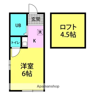 プチグレイス塚口本町弐番館【202号室】の間取り