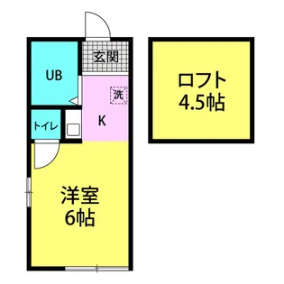 プチグレイス塚口本町弐番館【101号室】の間取り