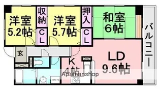 塚口コーストヒルズ【405号室】の間取り