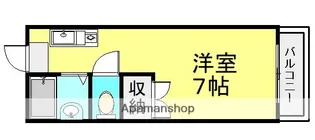 SOLEIL MUKOGAWA2【202号室】の間取り