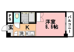 エンデバー武庫之荘2【2階】の間取り