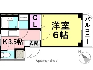 シェーンハイム【1階】の間取り