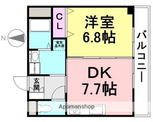 エピセ・ドゥ昆陽【303号室】の間取り