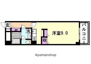 ブルネン武庫之荘【306号室】の間取り