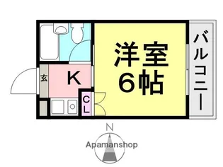 サンプラザ尼崎18【202号室】の間取り