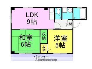 プチティアラ【301号室】の間取り
