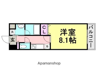 ドルチェヴィータ武庫之荘【3階】の間取り