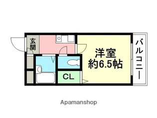 ハッピー塚口【1階】の間取り