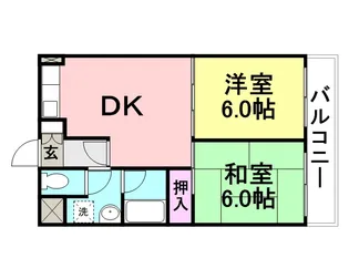 エスパシオ塚口【1階】の間取り