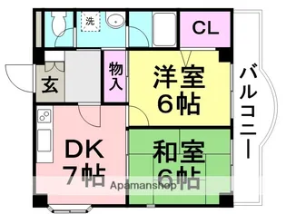 バウ塚口【3階】の間取り