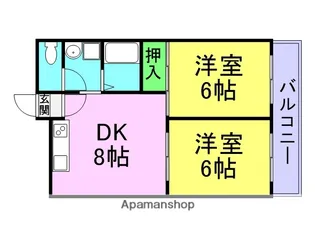ロイヤルメゾン武庫之荘4【203号室】の間取り