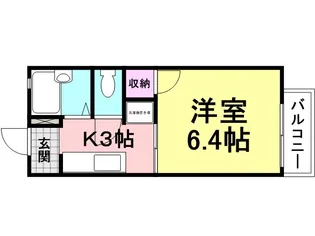 アストリアハイツⅠ【205号室】の間取り