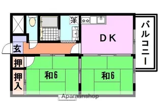 サンフォレスト塚口【303号室】の間取り