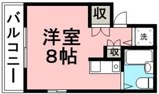 エンプレス武庫元町【204号室】の間取り
